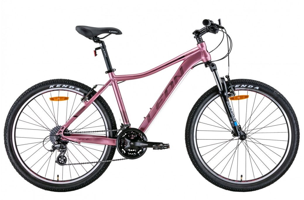 Фотографія Велосипед Leon HT-LADY AM Vbr 26" рама M (2022) Рожево-чорний